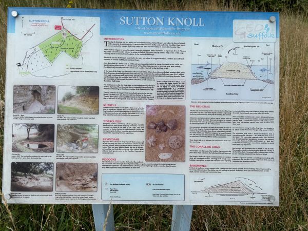 Information Board about Sutton Knoll